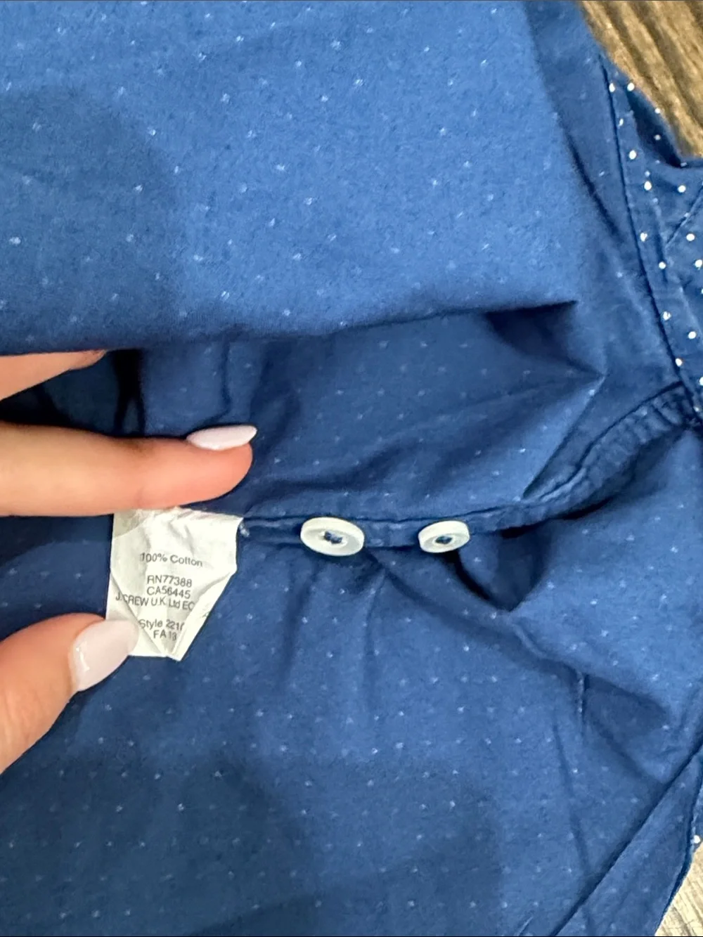 J crew slim fit button down top